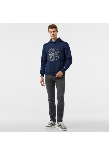 Erkek Lacivert Regular Fit Sweatshirt