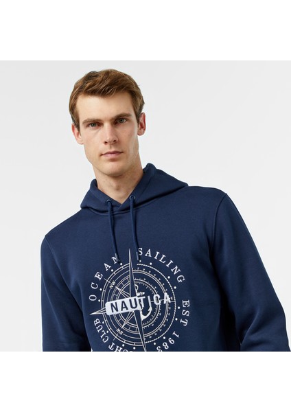 Erkek Lacivert Regular Fit Sweatshirt