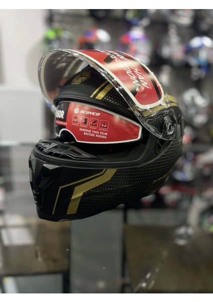 869 Blade Siyah Sarı Kapalı Kask indirimleri