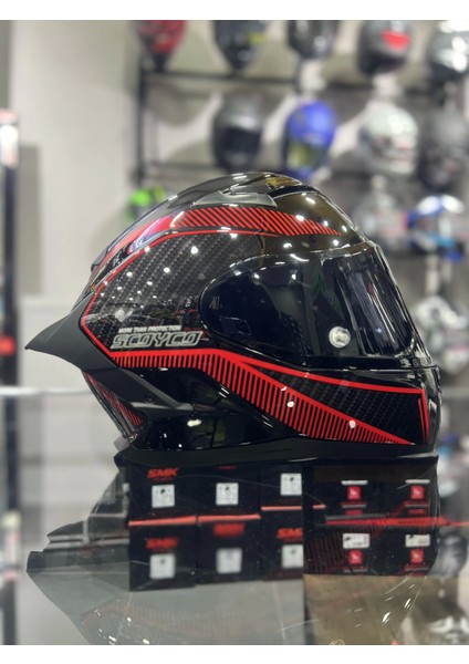 871 Fire Siyah Vizörlü