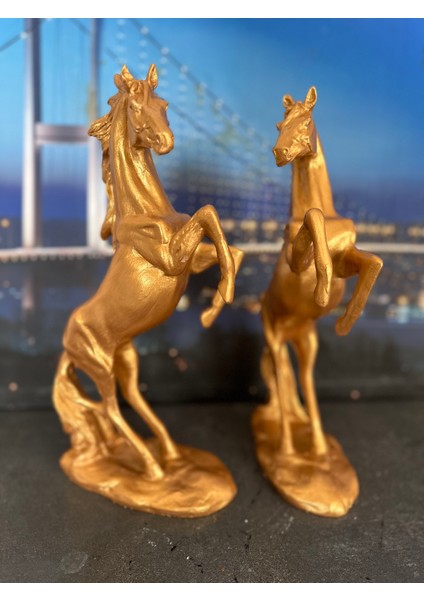 At Biblo 2li Dekoratif Şahlanan At Biblo modelleri