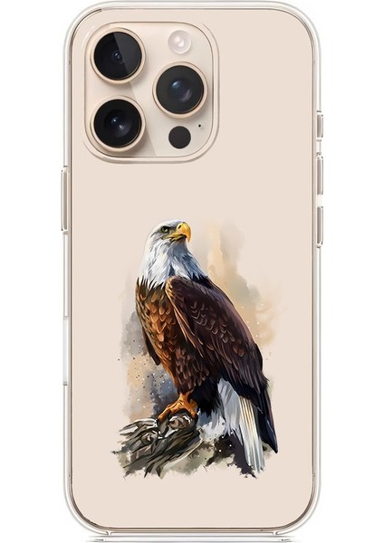 Apple Iphone 11 Pro Max Uyumlu Asil Kartal Gücü Desenli Silikon Kılıf