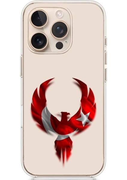 Apple Iphone 11 Pro Max Uyumlu Türk Anka Desenli Silikon Kılıf
