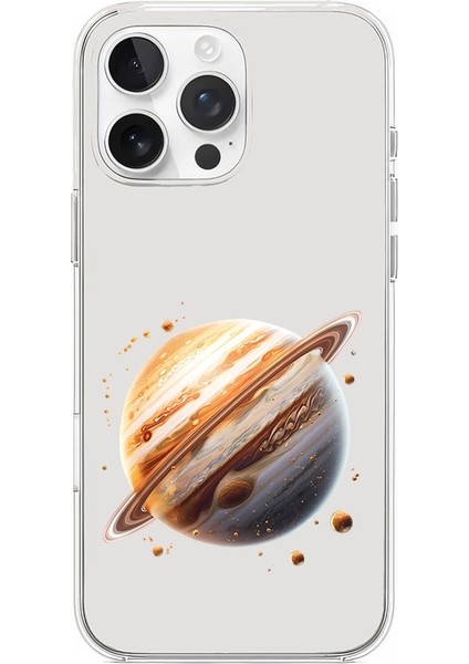 Apple Iphone 12 Pro Uyumlu Jüpiter Gezegeni Desenli Silikon Kılıf