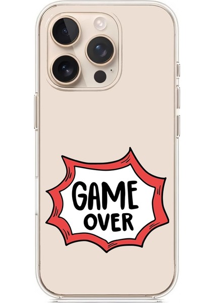 Apple Iphone 16 Pro Max Uyumlu Oyun Bitti Desenli Silikon Kılıf