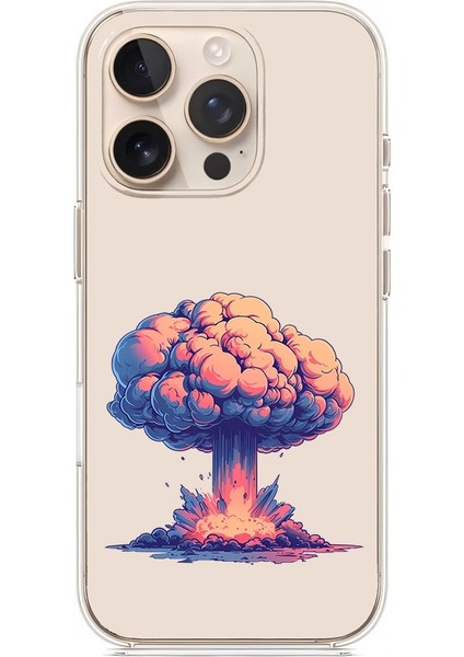Apple Iphone 14 Pro Max Uyumlu Patlama Anı Desenli Silikon Kılıf