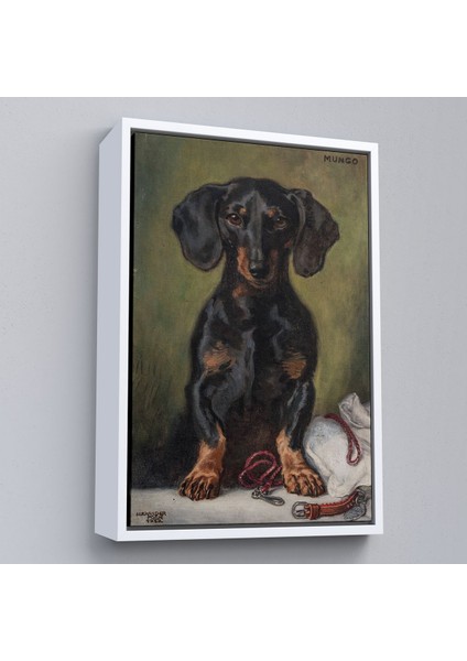 Çerçeveli Alexander Pock - Sevgili, Tatlı, Zeki, Neşeli, Sadık Mungerl TABLOSU-8107