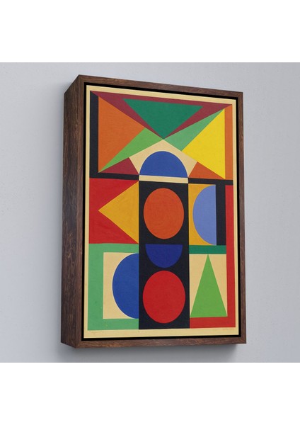 Çerçeveli Auguste Herbin - Mücevher Tablosu - BIJOU-8080 fiyatları