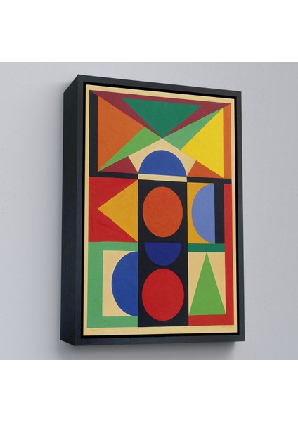 Çerçeveli Auguste Herbin - Mücevher Tablosu - BIJOU-8080 fırsatları