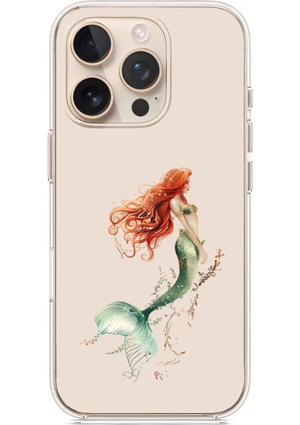 Apple Iphone 13 Pro Max Uyumlu Deniz Kızı Desenli Silikon Kılıf