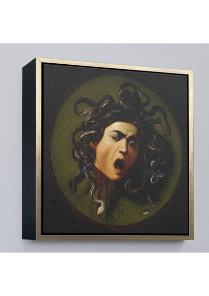 Çerçeveli Caravaggio - Medusa TABLOSU-8350 modelleri