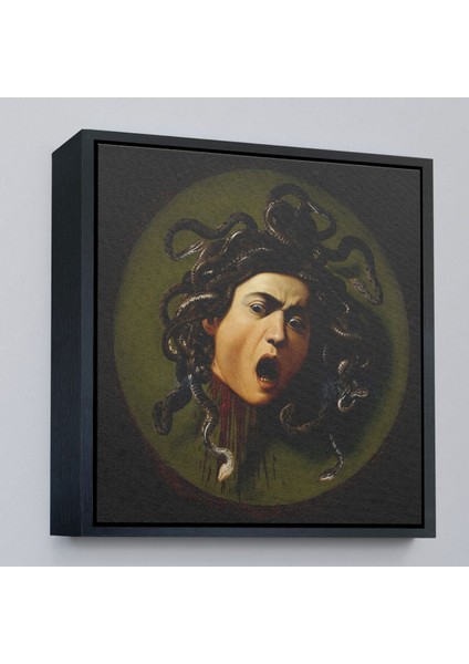 Çerçeveli Caravaggio - Medusa TABLOSU-8350 fırsatları