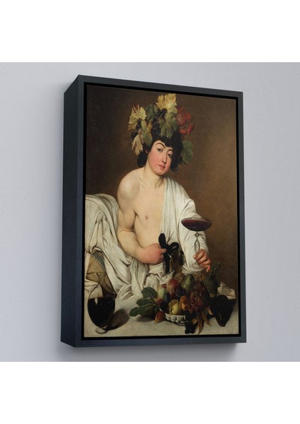 Çerçeveli Caravaggio - Bacchus TABLO-8074