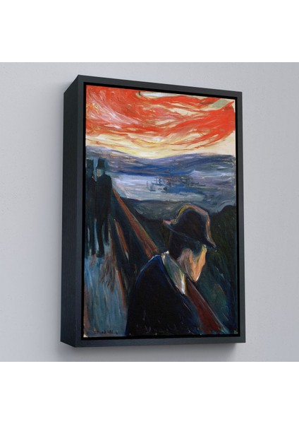 Çerçeveli Edvard Munch - Çaresizlik Tablosu - DESPAIR-8108 modelleri