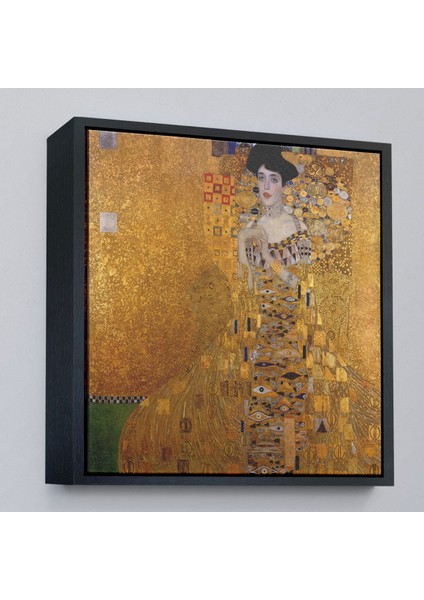 Çerçeveli Gustav Klimt Adele Bloch'un Altın Kadın TABLOSU-8324