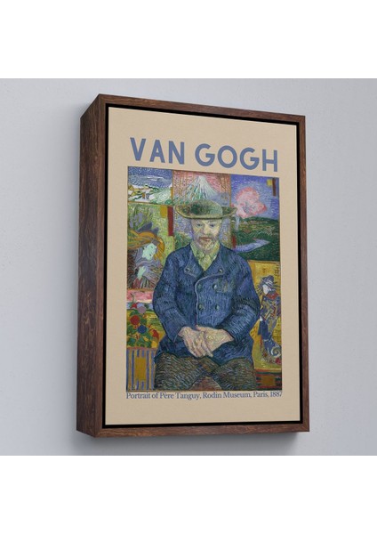 Çerçeveli Vincent Van Gogh - Bildnis'in Babası Tanguy TABLO-8050 fiyatları