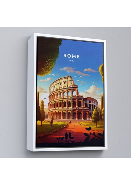 Çerçeveli Roma Italya Kolezyum TABLO-7701