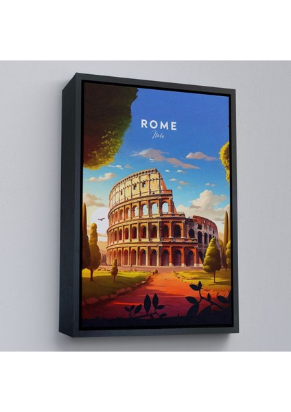 Çerçeveli Roma Italya Kolezyum TABLO-7701 fırsatları