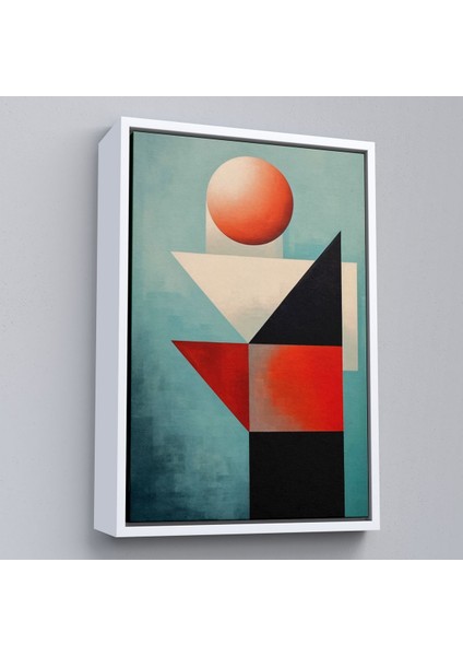 Çerçeveli Modern Desenli Soyut TABLO-7544