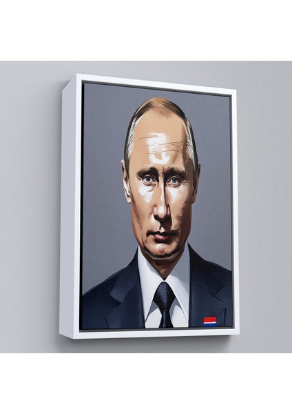 Çerçeveli Vladimir Putin Rusya Devlet Başkanı TABLO-7737
