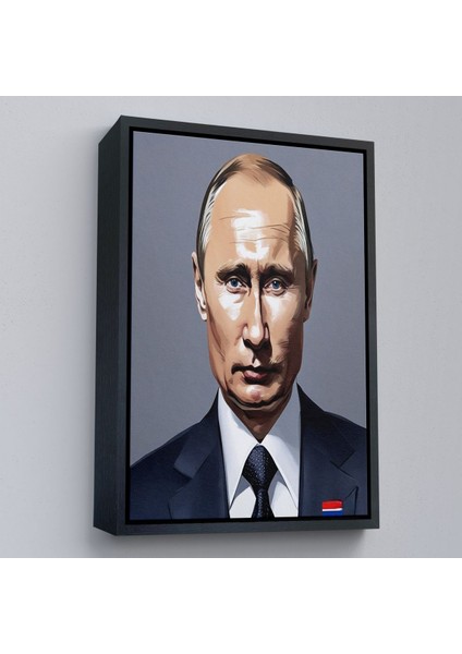 Çerçeveli Vladimir Putin Rusya Devlet Başkanı TABLO-7737 fırsatları