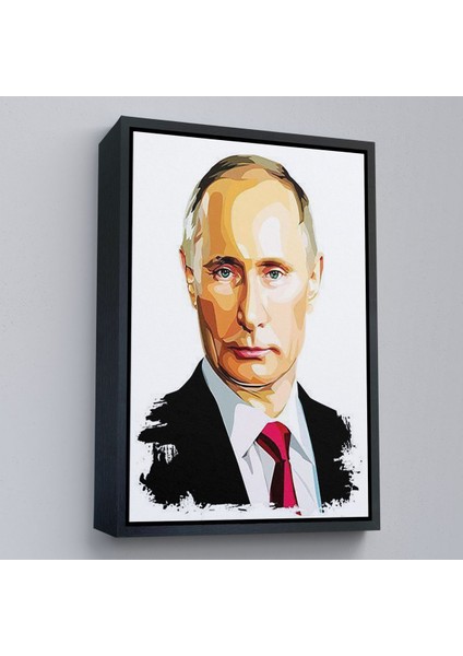 Çerçeveli Vladimir Putin - Rusya Devlet Başkanı TABLOSU-7958