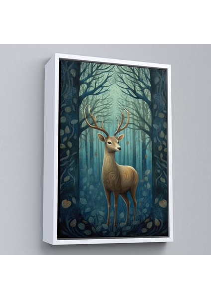 Çerçeveli Suluboya Geyik TABLOSU-7524 fırsatları