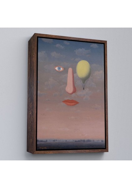 Çerçeveli Rene Magritte - Güzel Ilişkiler Tablosu - Les Belles RELATIONS-7353