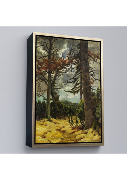 Çerçeveli Franz Marc - Ilkbaharda Meşe Ağaçları TABLO-7287 fiyatları