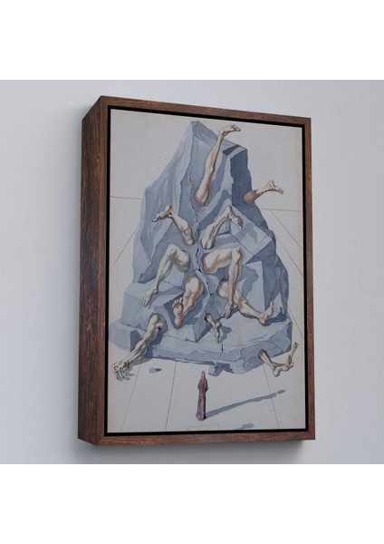 Çerçeveli Salvador Dali - Ilahi Komedya TABLOSU-7401 fiyatları