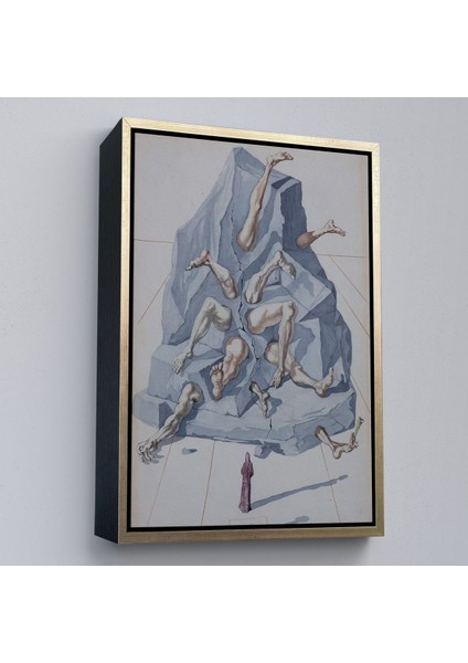 Çerçeveli Salvador Dali - Ilahi Komedya TABLOSU-7401 modelleri