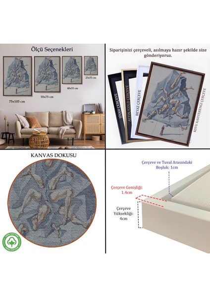 Çerçeveli Salvador Dali - Ilahi Komedya TABLOSU-7401 indirimleri