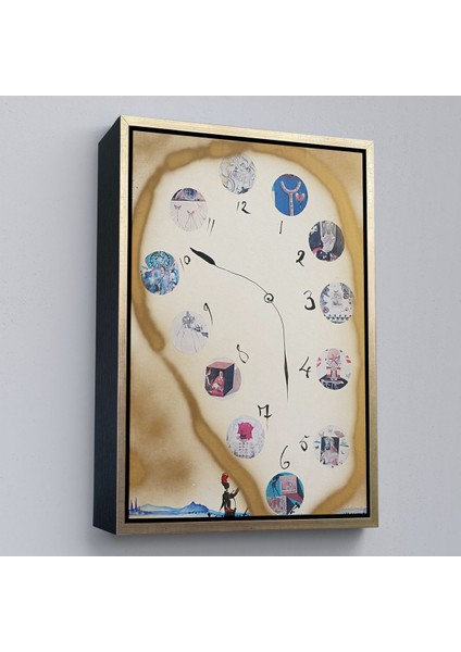 Çerçeveli Salvador Dali - Horloge TABLO-7396 fiyatları