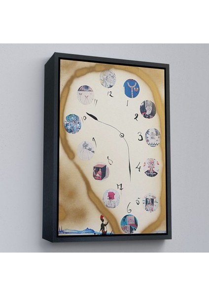Çerçeveli Salvador Dali - Horloge TABLO-7396 modelleri
