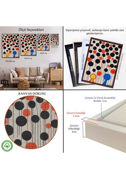 Çerçeveli Alexander Calder - Envol TABLO-7291 indirimleri