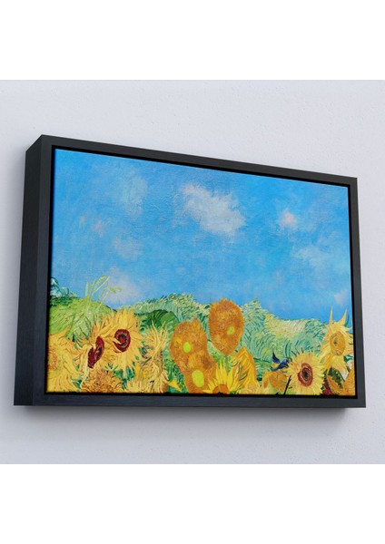 Çerçeveli Vincent Van Gogh - Ayçiçekleri TABLO-7153