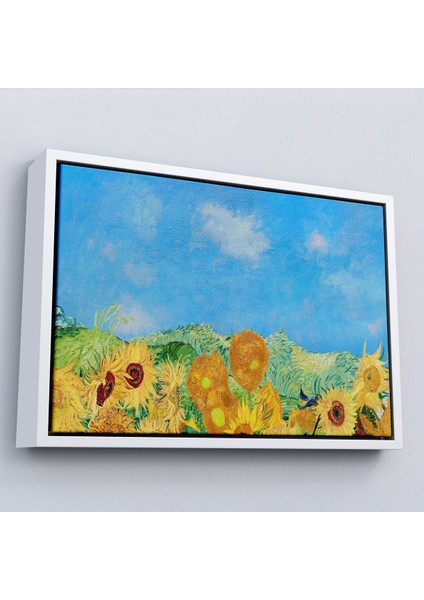 Çerçeveli Vincent Van Gogh - Ayçiçekleri TABLO-7153