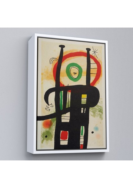Çerçeveli Joan Miro - Büyük Bilgisayar TABLO-7350