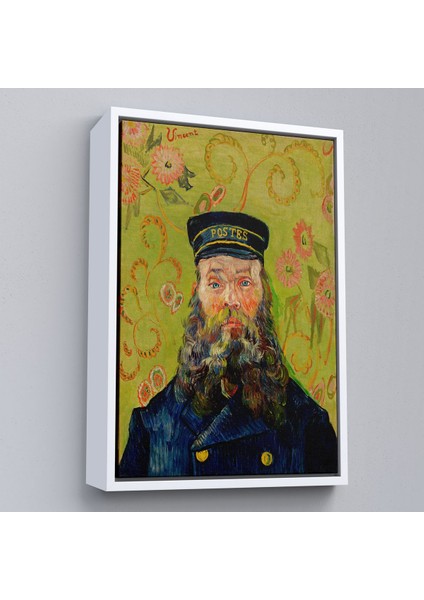 Çerçeveli Vincent Van Gogh – Postacı Joseph Roulin’in Portresi Tablo - Postes - POSTMAN-7381