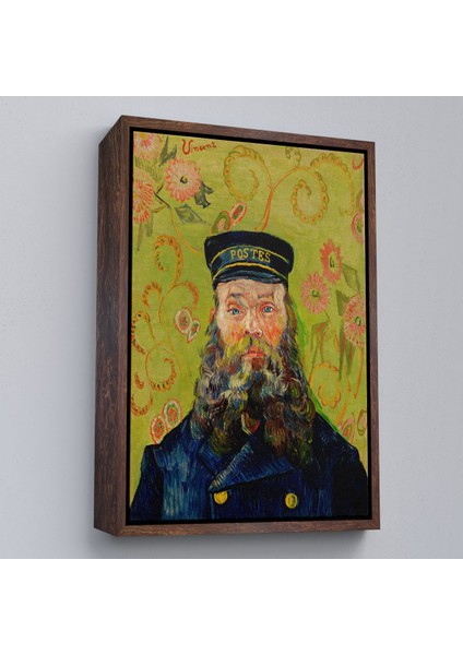 Çerçeveli Vincent Van Gogh – Postacı Joseph Roulin’in Portresi Tablo - Postes - POSTMAN-7381