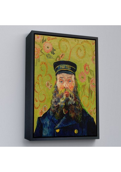 Çerçeveli Vincent Van Gogh – Postacı Joseph Roulin’in Portresi Tablo - Postes - POSTMAN-7381