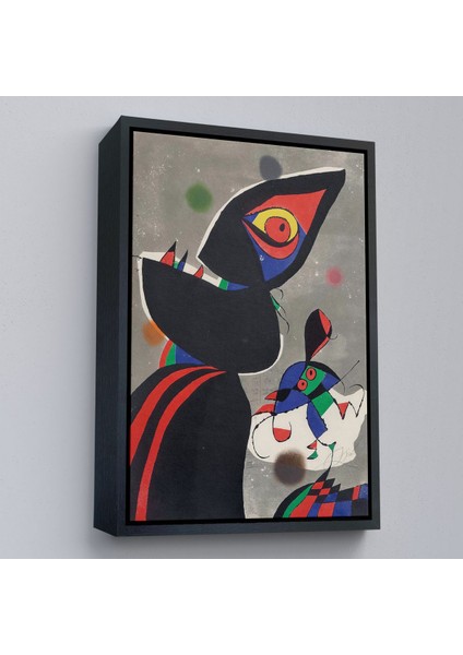 Çerçeveli Joan Miro - Gaudi TABLO-7307