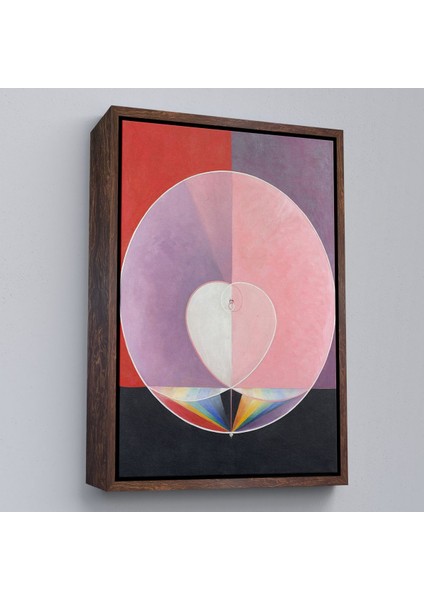 Çerçeveli Hilma Af Klint - Güvercinler Tablosu - DOVES-7284