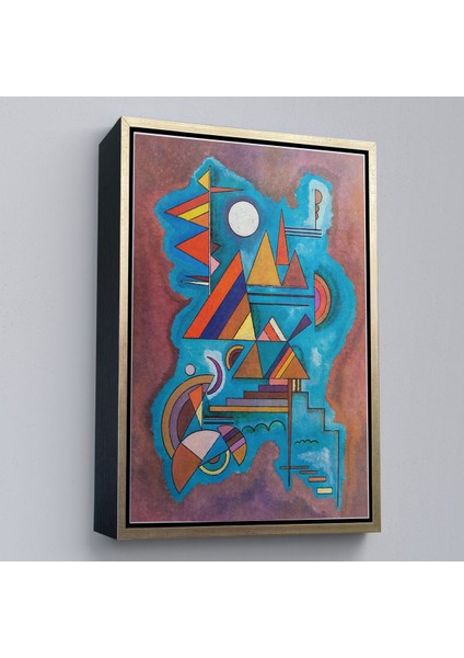 Çerçeveli Wassily Kandinsky - Ayakta Duran Tablo - STANDING-7498