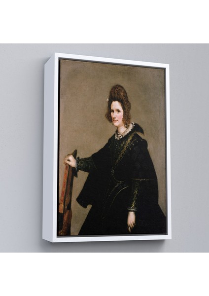 Çerçeveli Diego Velázquez - Kadın Portresi TABLO-7377