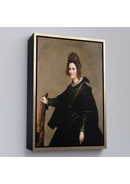 Çerçeveli Diego Velázquez - Kadın Portresi TABLO-7377 modelleri