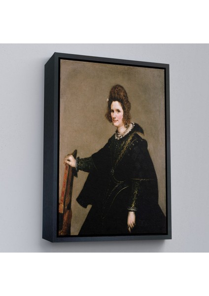 Çerçeveli Diego Velázquez - Kadın Portresi TABLO-7377 fırsatları