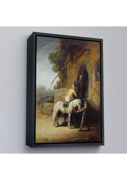 Çerçeveli Rembrandt - Iyi Samiriyeli Tablo - The Good SAMARITAN-7430