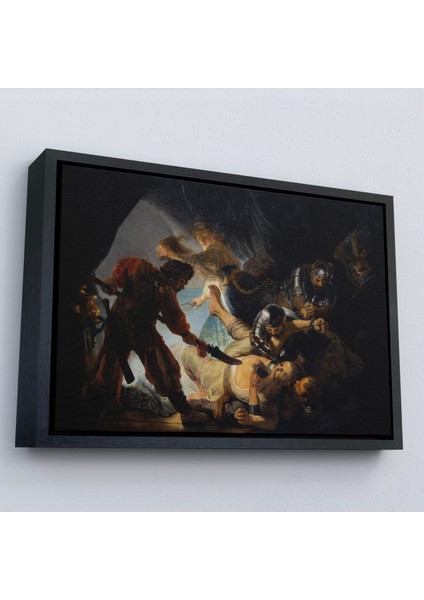 Çerçeveli Rembrandt - Samson'un Körleştirilmesi Tablo - The Blinding Of SAMSON-7141