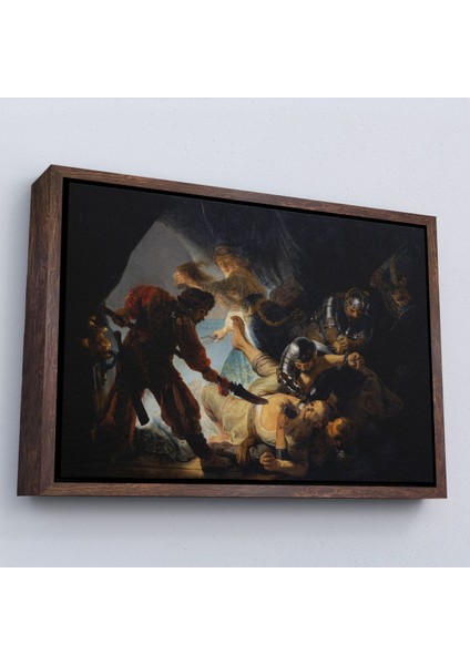 Çerçeveli Rembrandt - Samson'un Körleştirilmesi Tablo - The Blinding Of SAMSON-7141 fiyatları